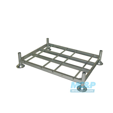 Galvanised Metal Post Pallet with Demountable Legs